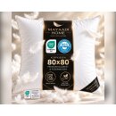 Federkissen 80x80 cm 2000 g – 100 % Gänsefedern