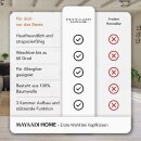 HS15 Kopfkissen 15% Daunen 85% Federn Daunenkissen Federkissen 80x80 cm 1500 g