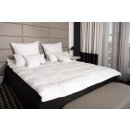 HS44 Daunendecke Bettdecke Oberbett 15 % Daunen - 85 % Federn 155x220 cm 1550g