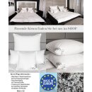 HS44 Daunendecke Bettdecke Oberbett 15 % Daunen - 85 % Federn 155x220 cm 1550g