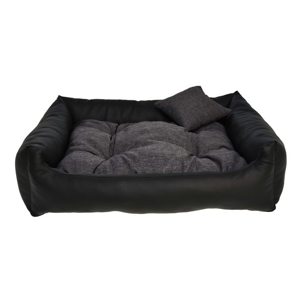 Hundebett Kunst Leder Hundekissen Hundesofa Katzenbett Hundekorb M L ,  42,90