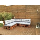 Palettenkissen Rückenkissen MH-JC01 Light Grey 120x40x10/20