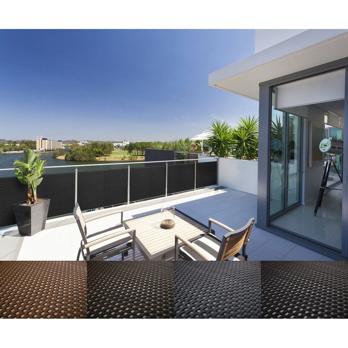Rattan Sichtschutz Fur Balkon