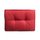Palettenkissen Palettenauflage R&uuml;ckenkissen Sofa Euro Paletten Polster MH-JC02 Rot 60x40x10-20 cm