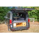 Moonbox Campingbox mit Tisch Van/Bus 124cm Natur