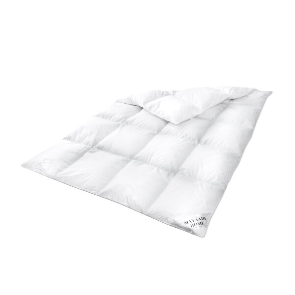 HS87 WINTER Daunendecke Bettdecke Oberbett Decke 70 % Daunen - 30 % Federn 200x200 cm 2400g