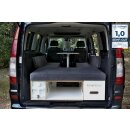 Moonbox Campingbox mit Tisch Van/Bus 124cm Wei&szlig;