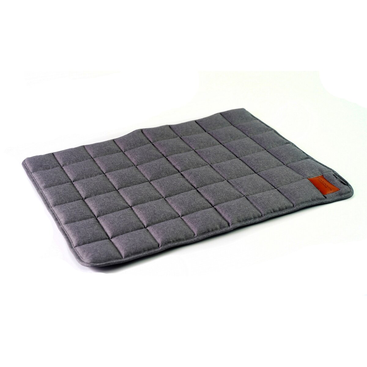 Hundesofa / Hundebett Grau – 60x60x28 Cm, Baumwolle, Waschbar Bei 30°C – Für Mittelgroße Hunde