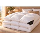 HS94 Daunendecke Decken 220x240 cm 70% DAUNEN - 30% FEDERN - 2700 G 100% Natur Bettdecke