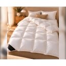 HS95 Daunendecke Decken 240x260 cm 70% DAUNEN - 30% FEDERN - 1200 G 100% Natur Bettdecke