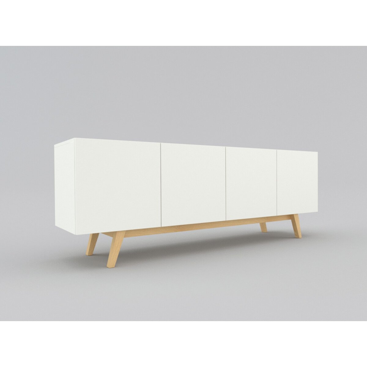 Kommode Wohnzimmer Wohnzimmerschrank Sideboard Stauraum Eiche Simply , 1.019,00 €