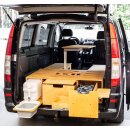 Moonbox Campingbox mit Tisch Van/Bus 115cm Modify Natur