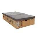 Moonbox Campingbox mit Tisch Van/Bus 124cm Modify UV-Lack