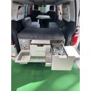 Moonbox Campingbox mit Tisch Van/Bus 124cm Modify Weiß