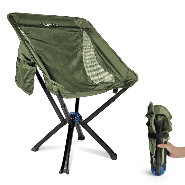 Campingstuhl Faltbar & Ultraleicht - Tragbarer Klappstuhl Für Outdoor Bis 120 Kg, Mit Tasche