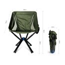 Campingstuhl Angelstuhl Tragbarer Klappstuhl Picknick Outdoor Strandstuhl