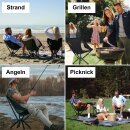 Campingstuhl Angelstuhl Tragbarer Klappstuhl Picknick Outdoor Strandstuhl
