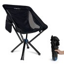 Campingstühle Angelstuhl Tragbarer Klappstuhl Picknick Outdoor Strandstuhl Schwarz