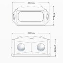 Zelt Campingzelt Eventzelt Festivalzelt 3,5m x 3m x 2,2m