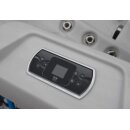 Garten-Whirlpool, ganzjährig nutzbare Badewanne mit Hydromassage für 6 Personen, 210x210 cm