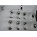Garten-Whirlpool, ganzjährig nutzbare Badewanne mit Hydromassage für 6 Personen, 210x210 cm