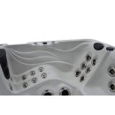 Garten-Whirlpool, ganzjährig nutzbare Badewanne mit Hydromassage für 6 Personen, 210x210 cm