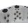 Garten-Whirlpool, ganzjährig nutzbare Badewanne mit Hydromassage für 6 Personen, 210x210 cm