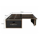 Moonbox Campingbox für Caddy Maxi Minivan - 67cm breit - Dunkelgrau