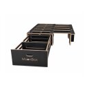 Moonbox Campingbox für Caddy Maxi Minivan - 67cm breit - Dunkelgrau
