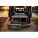 Moonbox Campingbox für Caddy Maxi Minivan - 67cm breit - Dunkelgrau