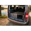 Moonbox Campingbox für Caddy Maxi Minivan - 67cm breit - Dunkelgrau