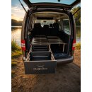 Moonbox Campingbox Schlafsystem Minivan 67cm CADDY Dunkelgrau