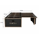 Moonbox Campingbox Schlafsystem Minivan 67cm CADDY Dunkelgrau