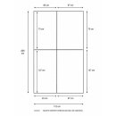 Moonbox Campingbox Schlafsystem Minivan 67cm CADDY Dunkelgrau