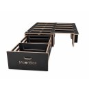 Moonbox Campingbox Schlafsystem Minivan 67cm CADDY Dunkelgrau