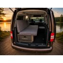 Moonbox Campingbox Schlafsystem Minivan 67cm CADDY Dunkelgrau